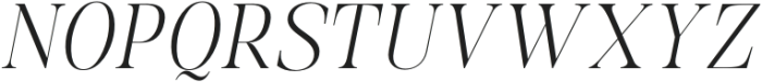 Aurestine Serif Thin Italic otf (100) Font UPPERCASE