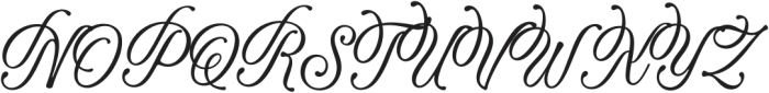 Aurethia otf (400) Font UPPERCASE