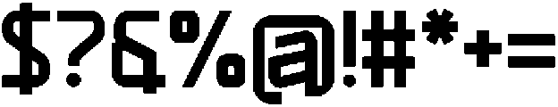 Aurex Regular otf (400) Font OTHER CHARS