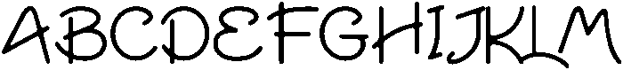 Aurika Regular otf (400) Font UPPERCASE