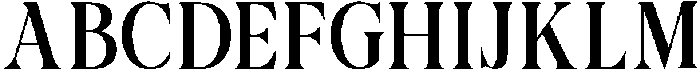 Aurine Regular otf (400) Font UPPERCASE