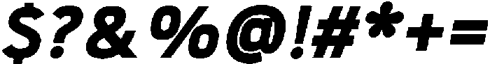 Aurisma Extra Bold Italic otf (700) Font OTHER CHARS