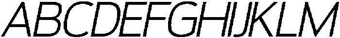 Aurisma Extra Light Italic otf (200) Font UPPERCASE