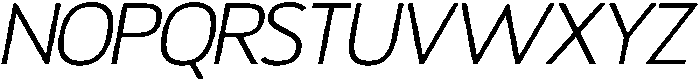 Aurisma Extra Light Italic otf (200) Font UPPERCASE