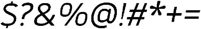 Aurisma Light Italic otf (300) Font OTHER CHARS