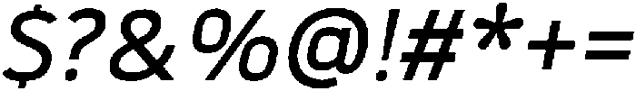 Aurisma Medium Italic otf (500) Font OTHER CHARS