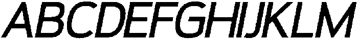 Aurisma Medium Italic otf (500) Font UPPERCASE