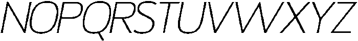 Aurisma Thin Italic otf (100) Font UPPERCASE