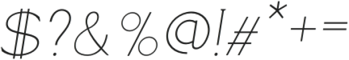 Aurlen-Italic otf (400) Font OTHER CHARS