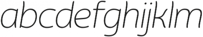 Auro Light Italic otf (300) Font LOWERCASE