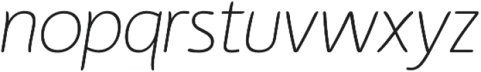 Auro Light Italic otf (300) Font LOWERCASE