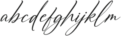 Auronifal Meribant Italic Italic otf (400) Font LOWERCASE