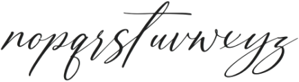 Auronifal Meribant Italic Italic otf (400) Font LOWERCASE