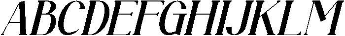 Auronix Italic otf (400) Font UPPERCASE