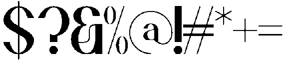 Auronix otf (400) Font OTHER CHARS