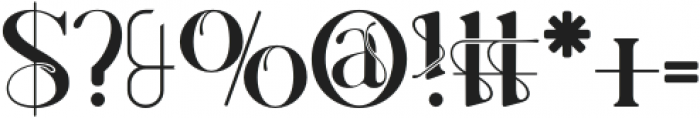 Aurora Decorative Typeface Regular otf (400) Font OTHER CHARS