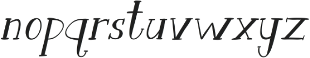 Aurora Lane Italic ttf (400) Font LOWERCASE