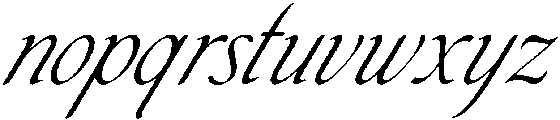 Aurora Muse Script otf (400) Font LOWERCASE