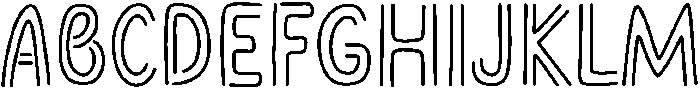 Aurora Regular otf (400) Font UPPERCASE