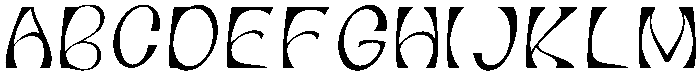 Aurora Regular otf (400) Font UPPERCASE