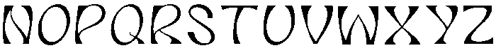 Aurora Regular otf (400) Font UPPERCASE