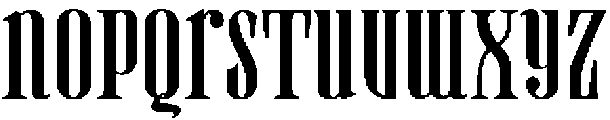 Aurora Regular otf (400) Font LOWERCASE