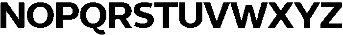 Aurora Sans Bold otf (700) Font UPPERCASE