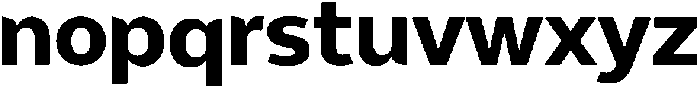 Aurora Sans Bold otf (700) Font LOWERCASE