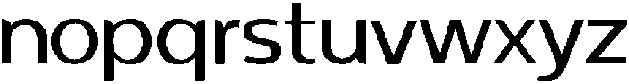 Aurora Sans Light otf (300) Font LOWERCASE