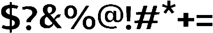 Aurora Sans Regular otf (400) Font OTHER CHARS