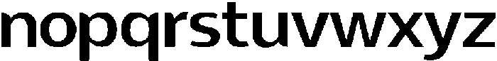 Aurora Sans Regular otf (400) Font LOWERCASE