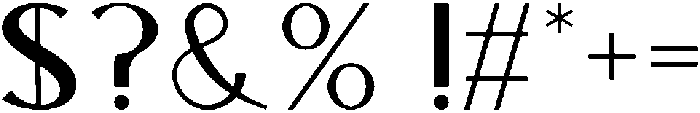 Aurora-SemiBold otf (600) Font OTHER CHARS