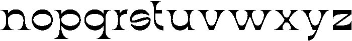 Aurora otf (400) Font LOWERCASE