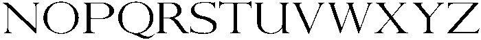 Aurora otf (400) Font LOWERCASE