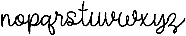 Aurora otf (400) Font LOWERCASE