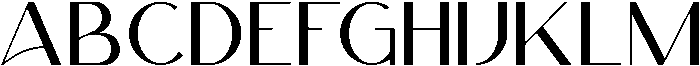 Aurora otf (400) Font UPPERCASE