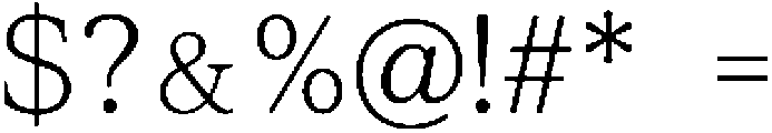 AuroraMuse Display Serif otf (400) Font OTHER CHARS
