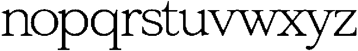 AuroraMuse Display Serif otf (400) Font LOWERCASE
