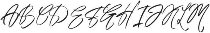 Austand Signature Regular otf (400) Font UPPERCASE