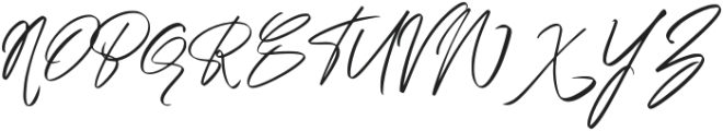 Austand Signature Regular otf (400) Font UPPERCASE