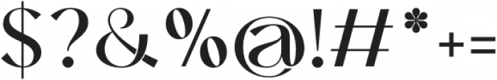 Austen Black otf (900) Font OTHER CHARS