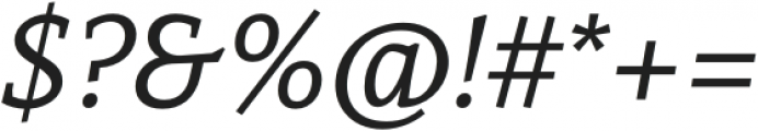 Auster-Italic otf (400) Font OTHER CHARS