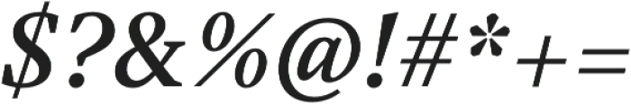 Austera Text Demibold Italic otf (600) Font OTHER CHARS