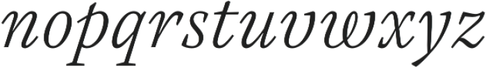 Austera Text Extralight Italic otf (200) Font LOWERCASE