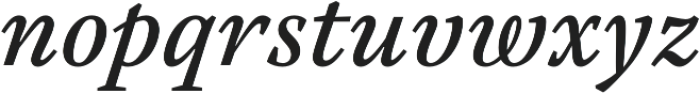 Austera Text Medium Italic otf (500) Font LOWERCASE