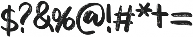 Austhina Brush Calligraphy Scratch Regular otf (100) Font OTHER CHARS