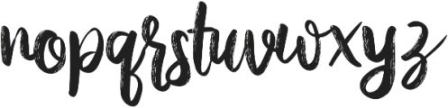 Austhina Brush Calligraphy Scratch Regular otf (100) Font LOWERCASE