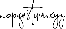 Austin Pen otf (400) Font LOWERCASE