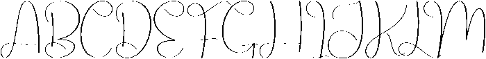 Austin Vintage Regular otf (400) Font UPPERCASE