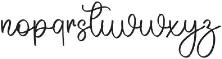 Austine Overthinking Regular otf (100) Font LOWERCASE